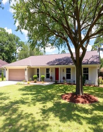 Ranch style home in Orlando, Florida showcasing classic architecture.